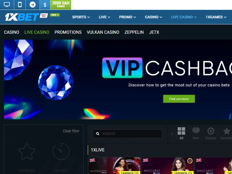 1xbet Casino Reviews